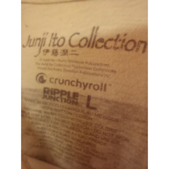 Junji Ito Green Drip Long Sleeve Shirt Manga Anime Size Large Limited Release - Picture 6 of 11